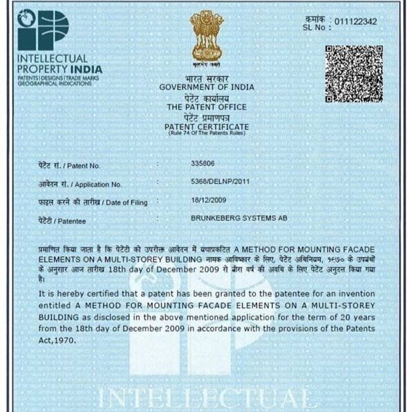 Indian Patent